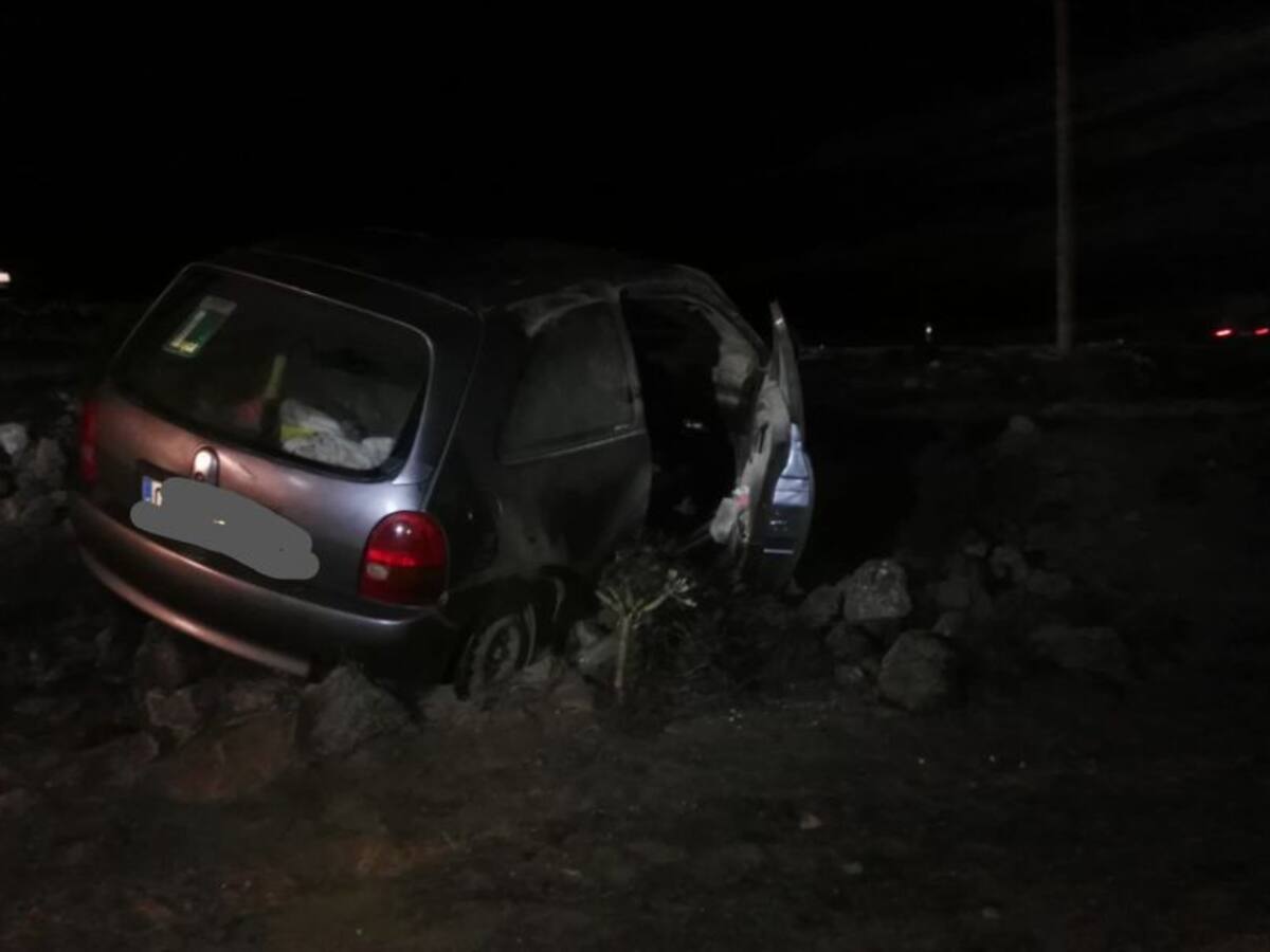 Herido tras el vuelco de un vehículo en Lanzarote