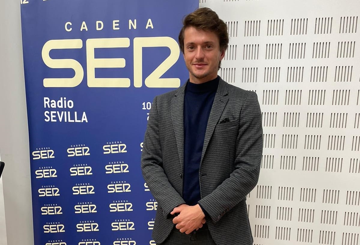 El torero Lama de Góngora en el estudio de Radio Sevilla