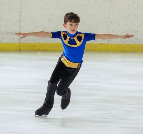 Álvaro Gimeno, patinador del CH Jaca