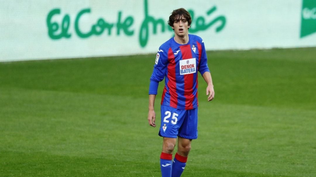 Bryan Gil en el duelo ante el Villarreal. | Foto: SD Eibar