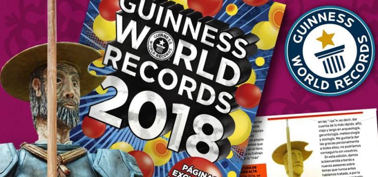 El Quijote de mazapan de Santo Tomé es ya oficialmente el más grande del mundo, al haber sido recogido en el libro Guinnesss World Records 2018