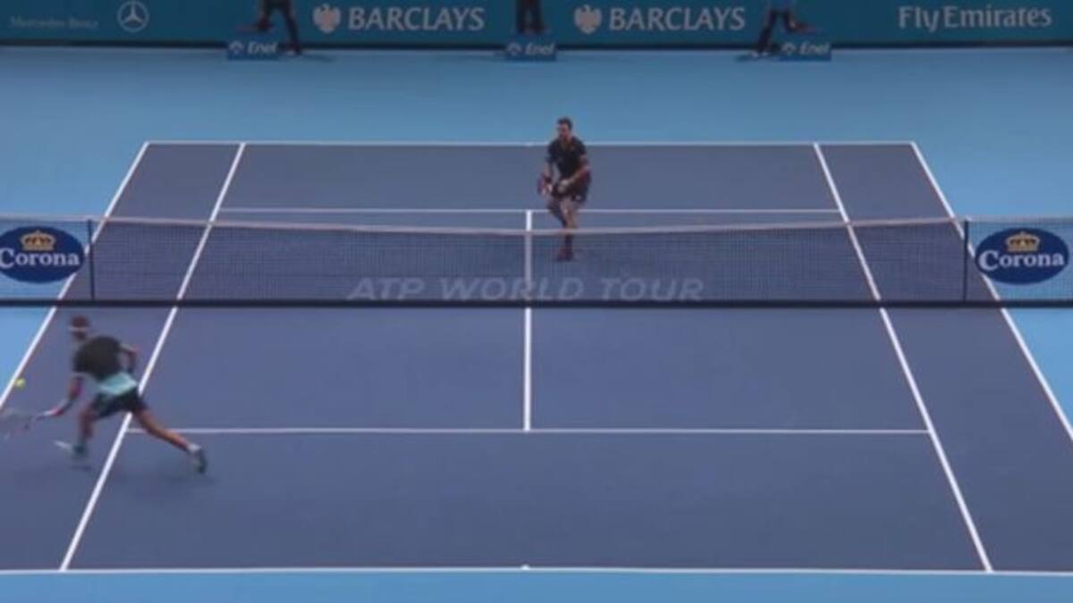 El genial globo de Nadal que desquició a Wawrinka