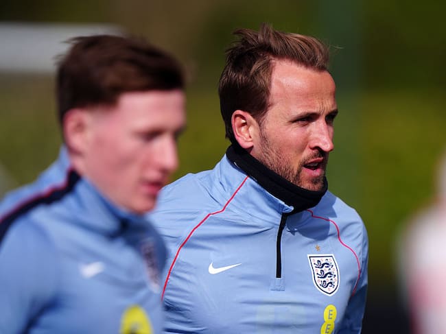 Kane, durante el entrenamiento previo al Inglaterra - Japón