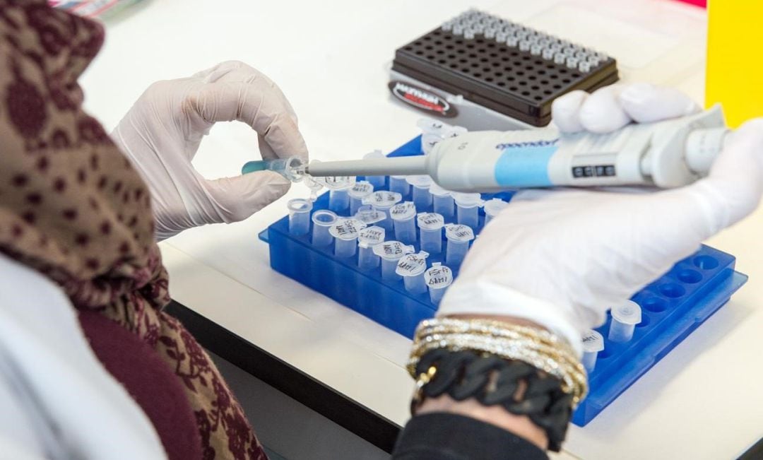 Coronavirus en un laboratorio de Castilla-La Mancha. 