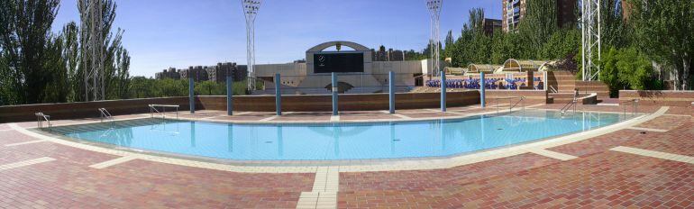 Instalaciones deportivas de la piscina Mundial 86