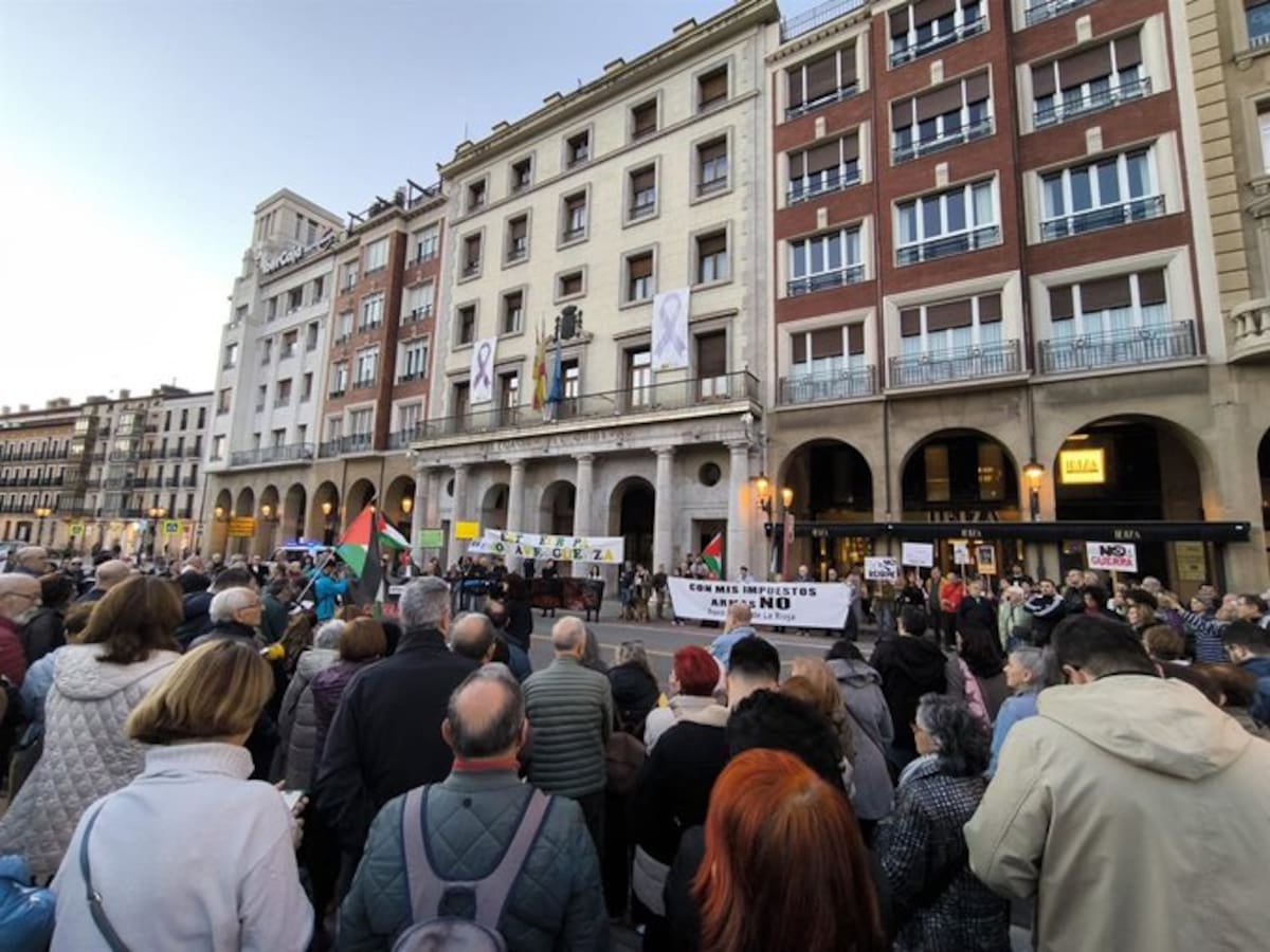 La plataforma 'Parar la guerra' convoca a los riojanos este sábado a las 12 horas en El Espolón de Logroño