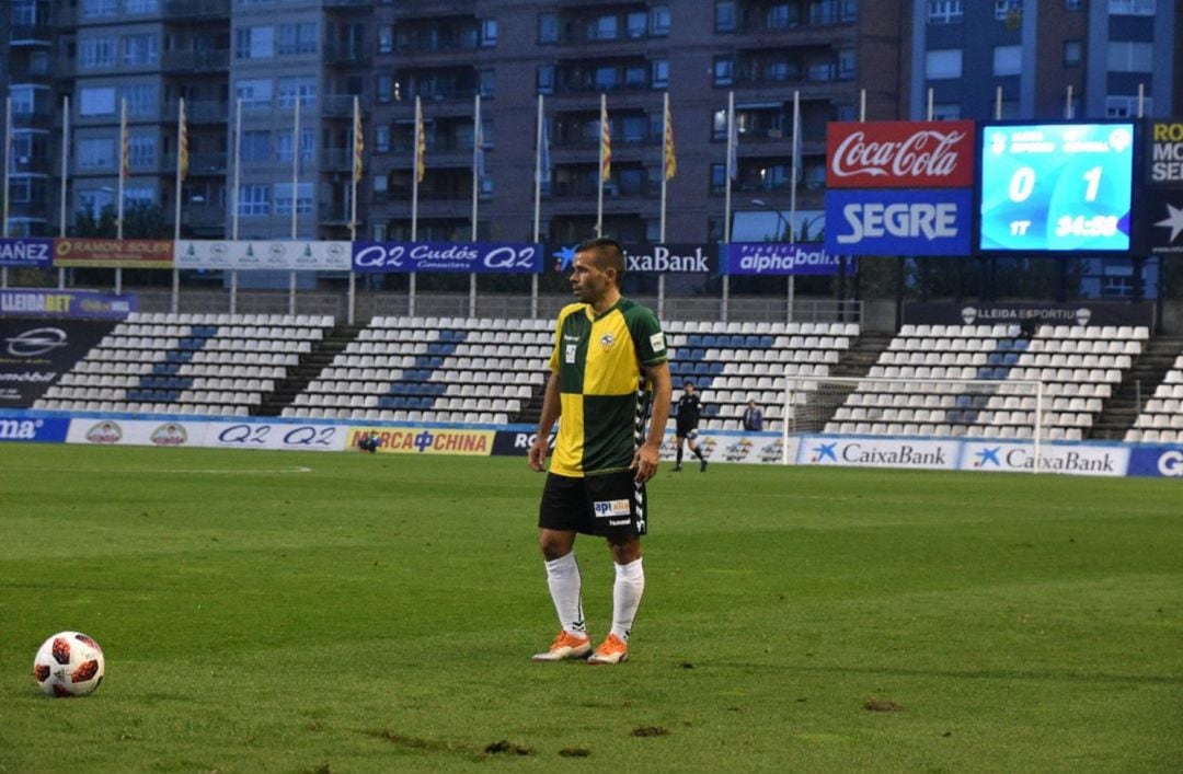 Felipe Sanchón, jugador del CE Sabadell