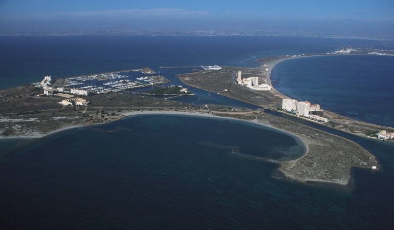 Vista aérea a &#039;La Manga del Mar Menor&#039;.