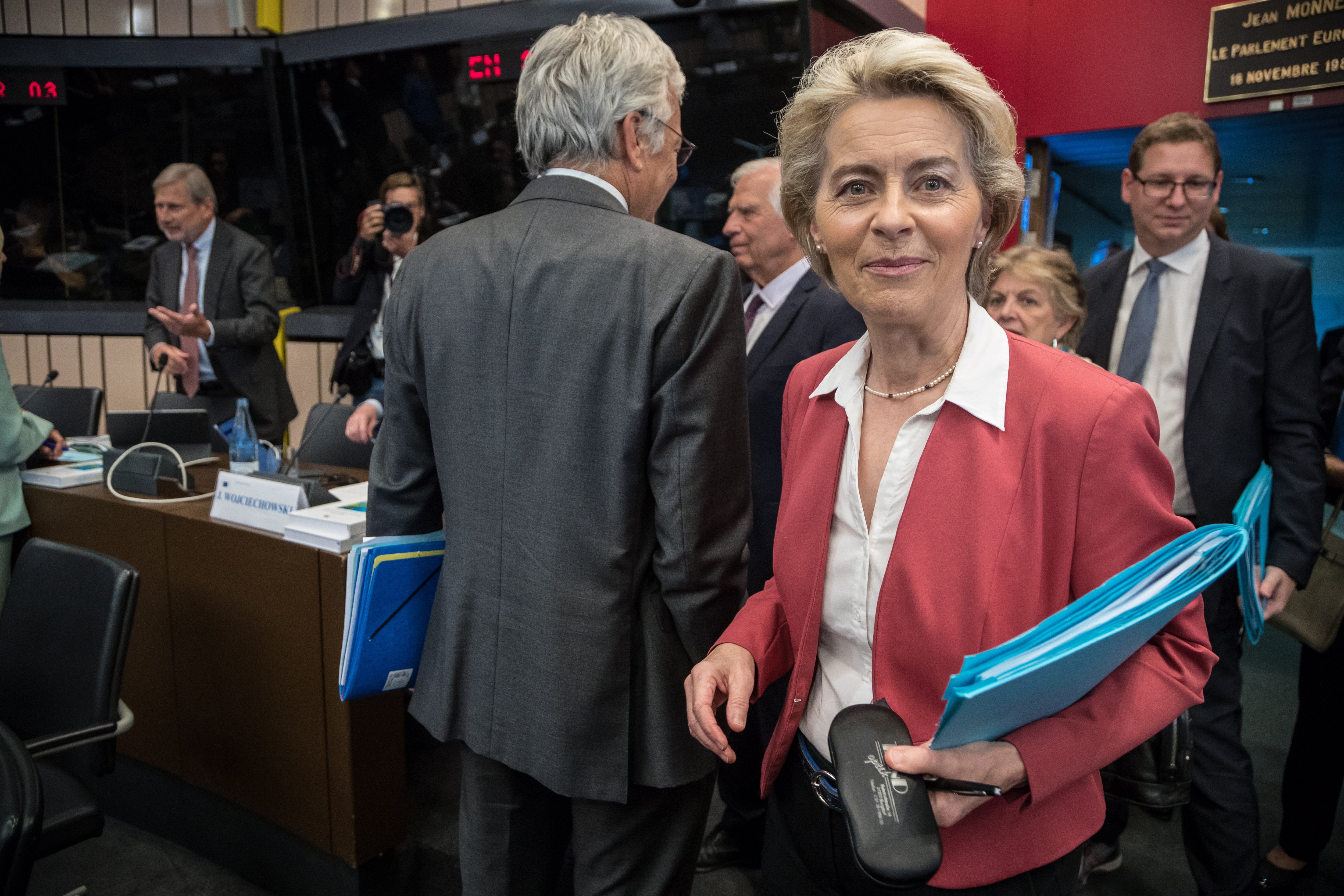 La presidenta de la Comisión Europea, Ursula von der Leyen.