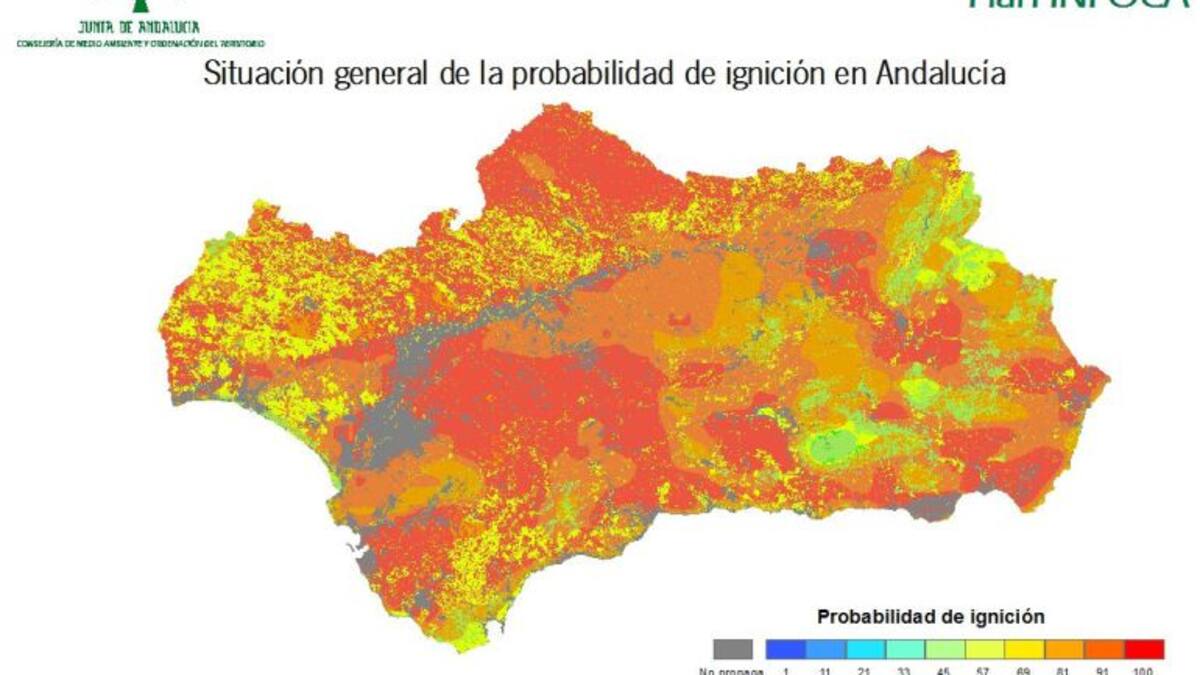 Alto riesgo de incendios