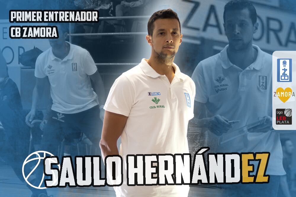 Saulo Hernández, una temporada más en el banquillo del CB Zamora