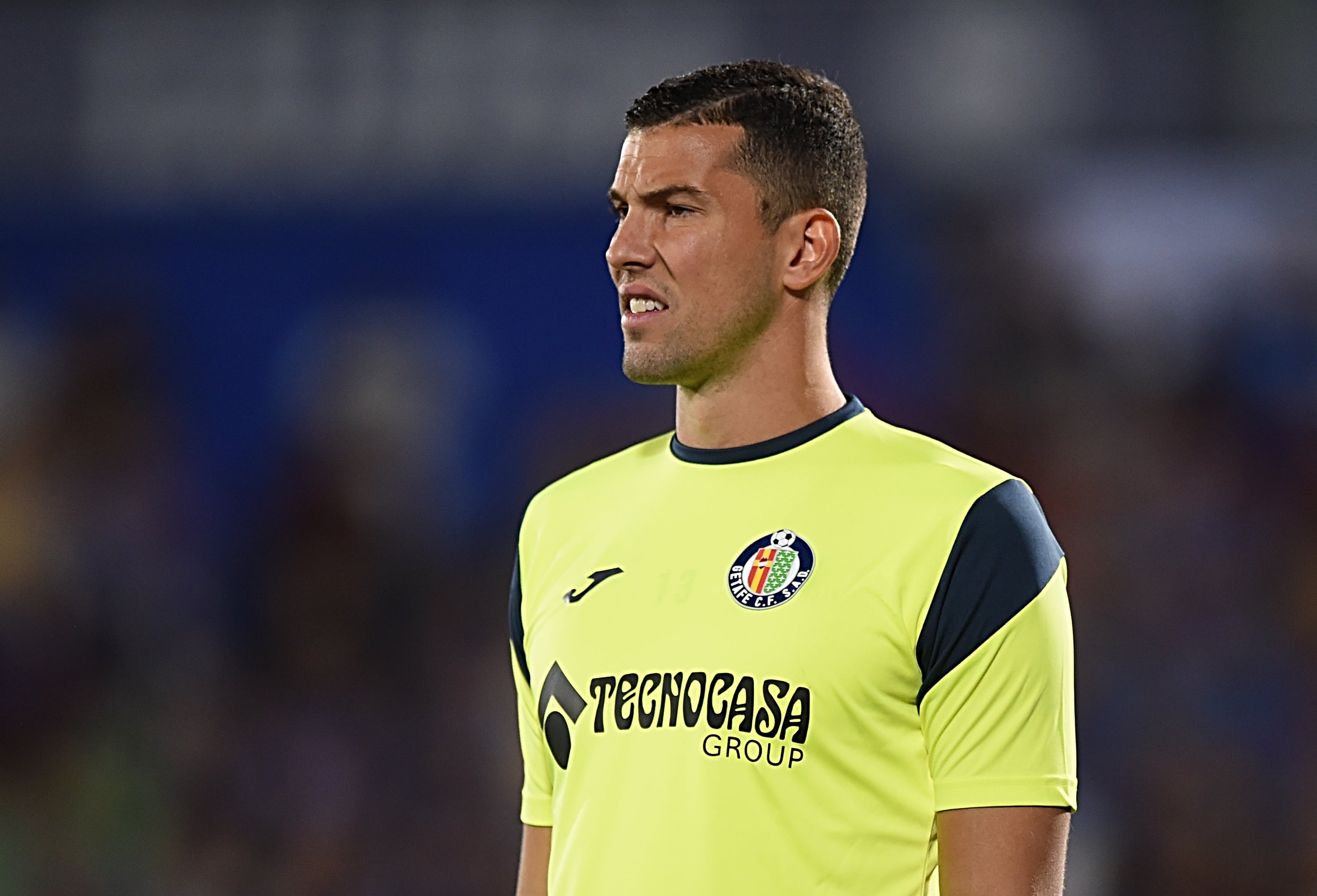 David Soria, durante el partido en el Coliseum Alfonso Pérez. (Photo by Denis Doyle/Getty Images)