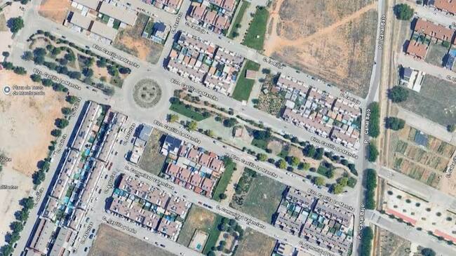 Zona donde se sitúan las parcelas