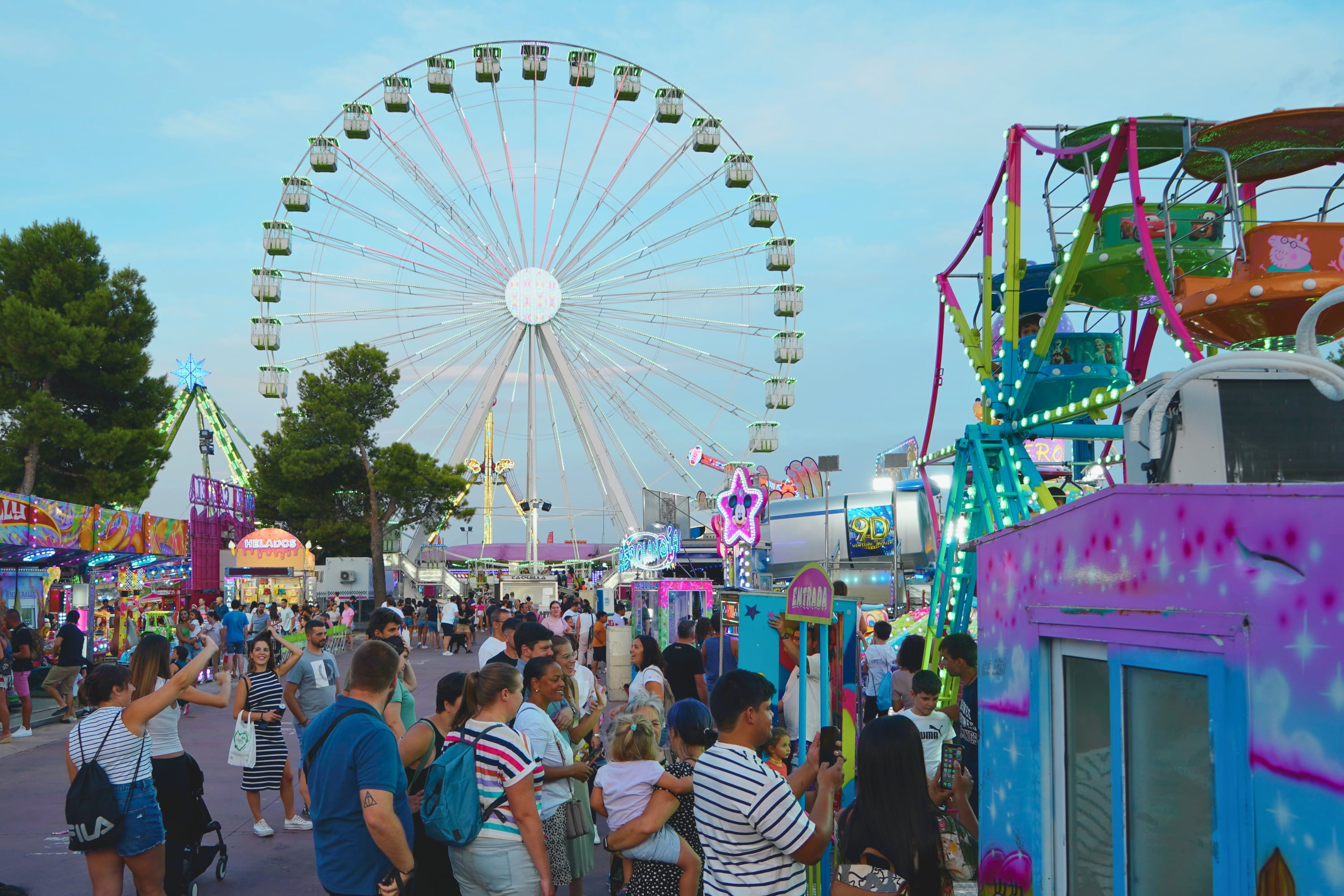 A partir del viernes 23 de agosto, más de 30 atracciones entrarán en funcionamiento en el Recinto Ferial, con reducciones de precios los días 24 y 29 de agosto