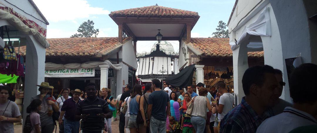 Imagen de uno de los círculos interiores del Recinto Ferial