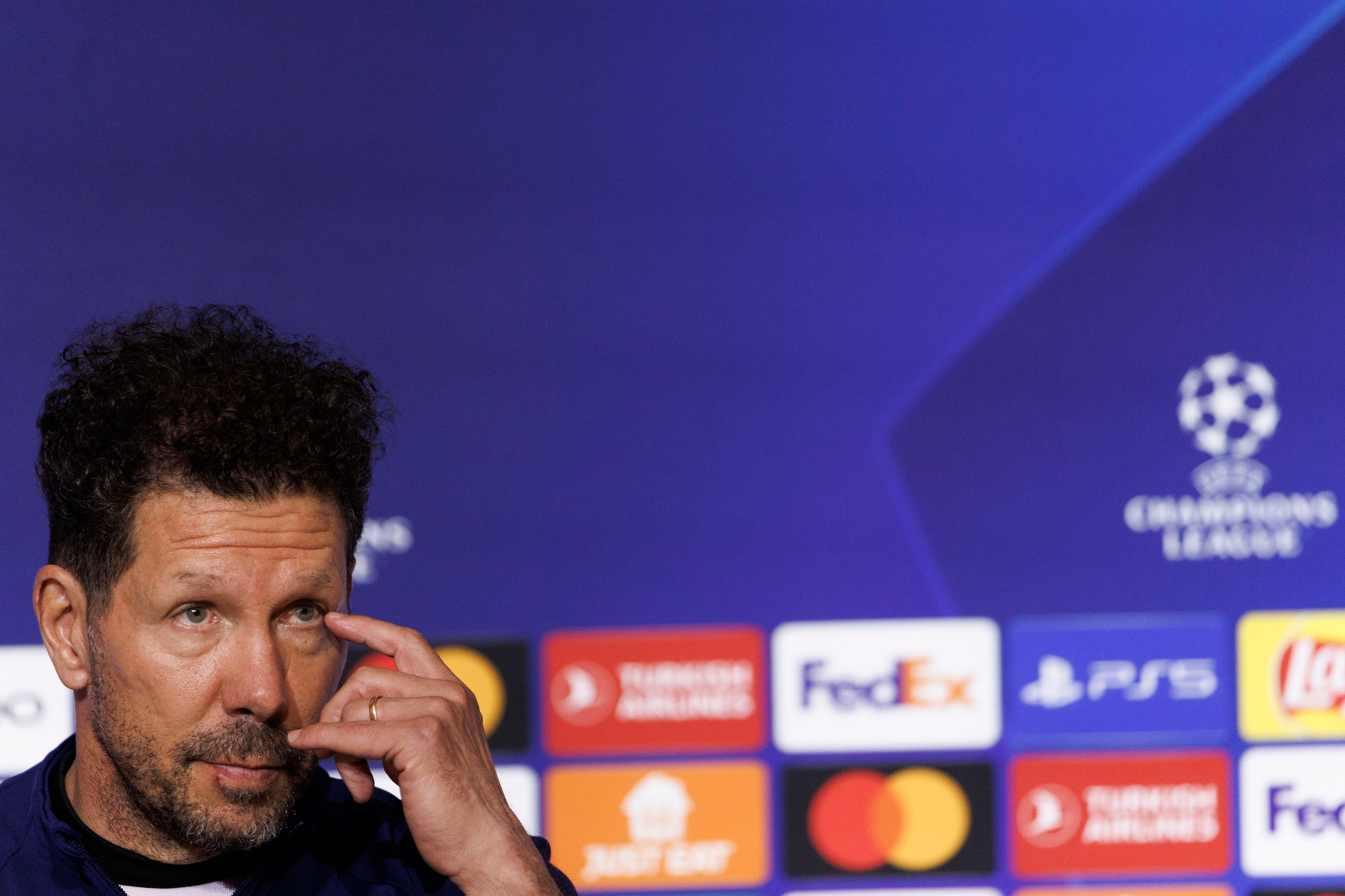 El entrenador del Atlético de Madrid, Diego Pablo Simeone. EFE/Sergio Pérez