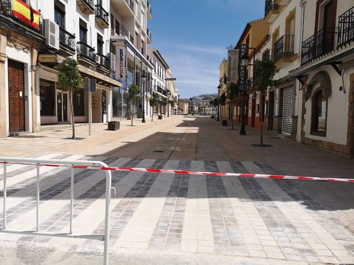 Las obras de calle Virgen de la Paz concluirán esta semana