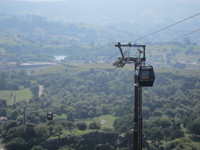 Telcabina de Cabárceno.