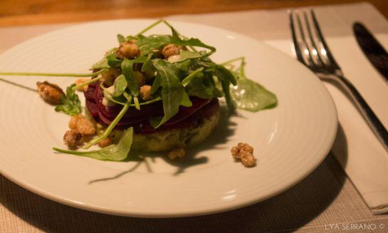 Uno de los platos del menú de Árni Hjörvar.