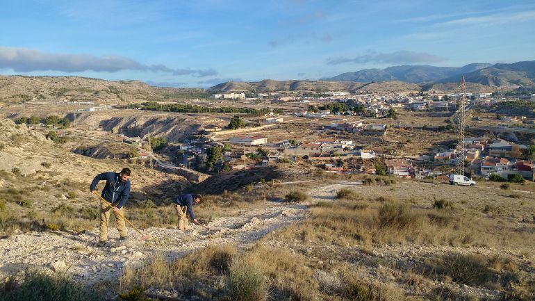 La senda de los Reyes Magos se adecúa para mañana