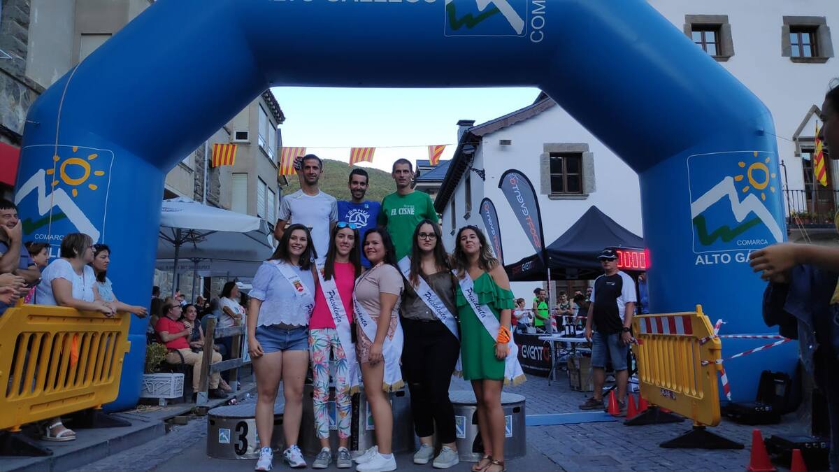 Iñigo Alzola y Elena Viejo consiguieron el triunfo en el Cross de Biescas