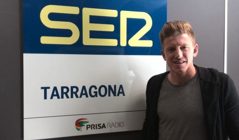 Mossa durant la seva visita als estudis de la Cadena SER a Tarragona.