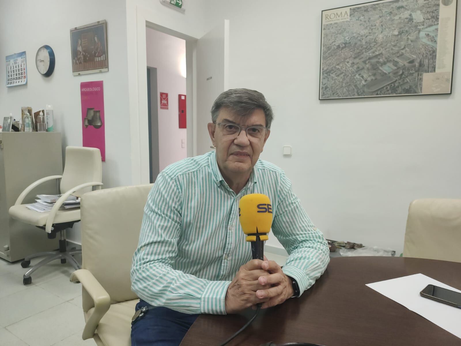 Andrés Martínez, director del Museo Arqueológico de Lorca.