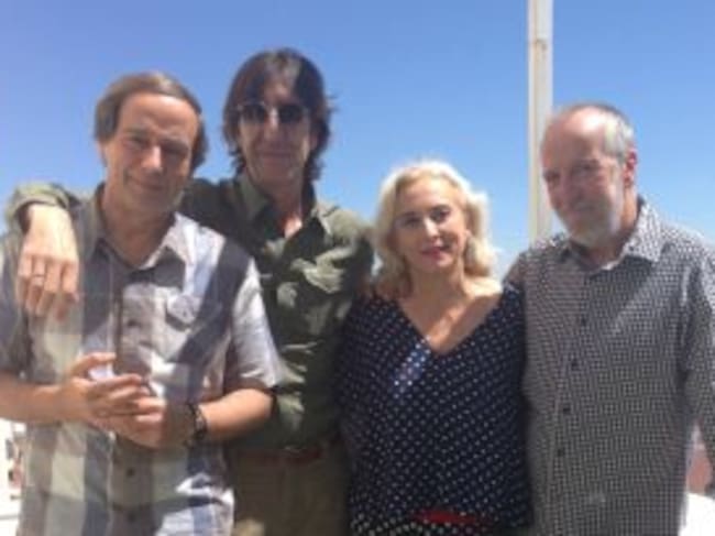 Isaías Lafuente, Benjamín Prado, Mariola Cubells y Pancho Varona