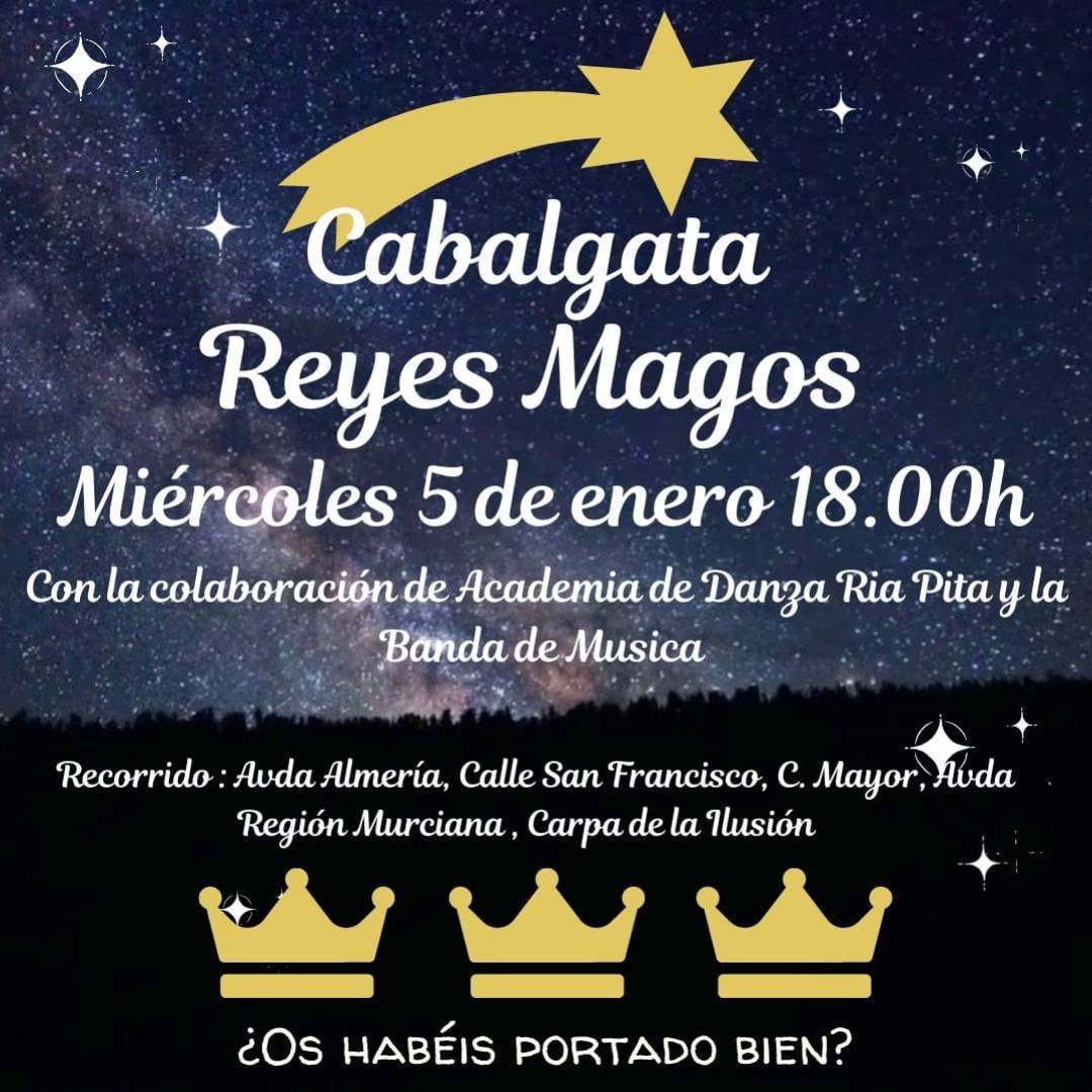 Puerto Lumbreras, el único municipio del Guadalentín que celebrará la Cabalgata de los Reyes Magos