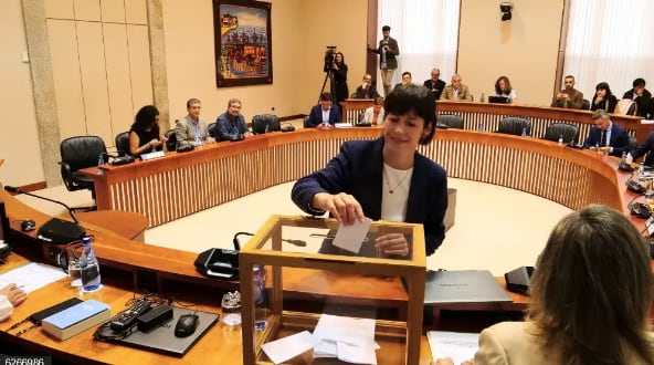 Ana Pontón (BNG) en la comisión de investigación de la contratación de la Xunta