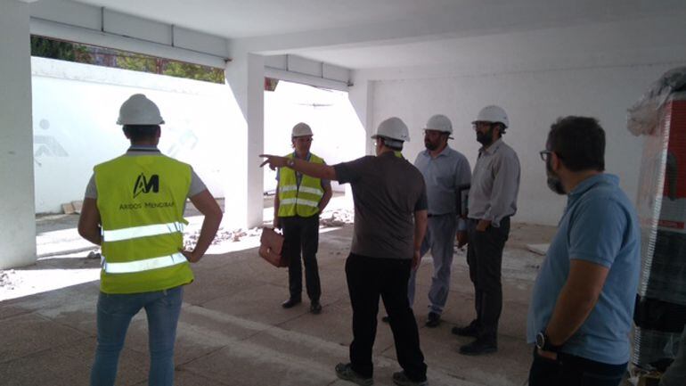 Visita de obras a la intervención de Educación en la Escuela Oficial de Idiomas de Granada