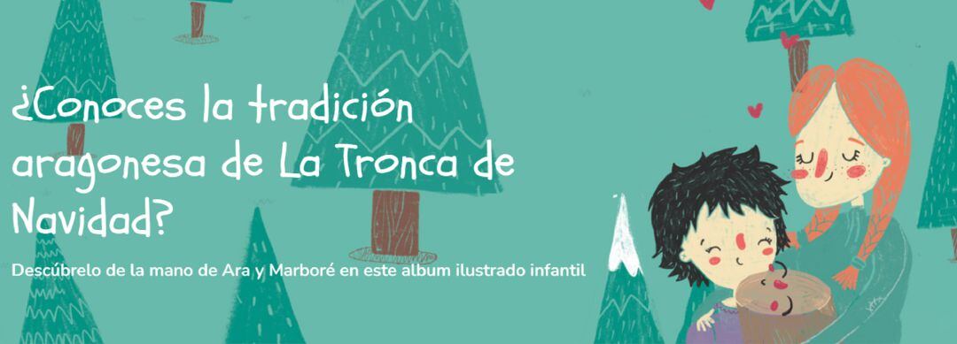 Cuento de la Tronca de Navidad, escrito por Patricia Cotaina e ilustrado por Vera Galindo