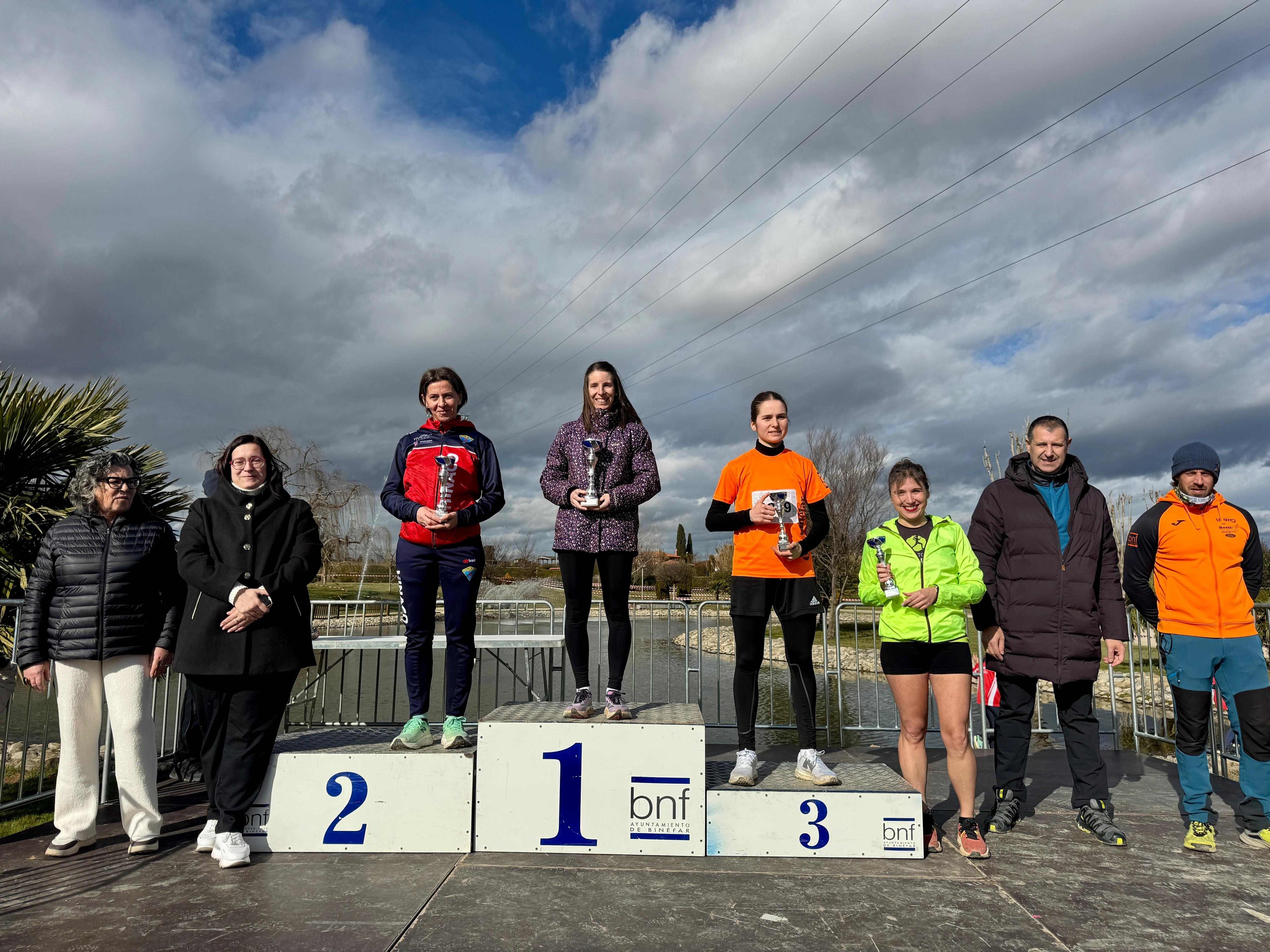 Podio femenino absoluto