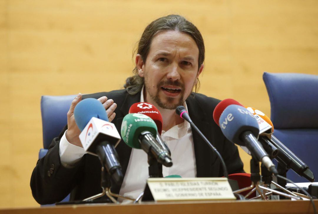 El secretario general de Podemos y vicepresidente segundo del Gobierno, Pablo Iglesias