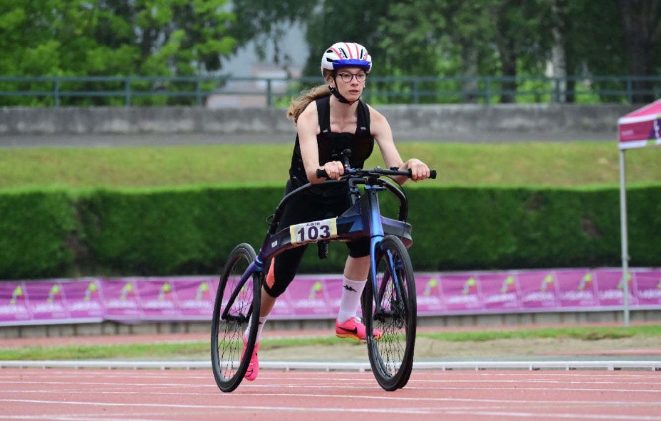 Judith Tortosa en una prueba