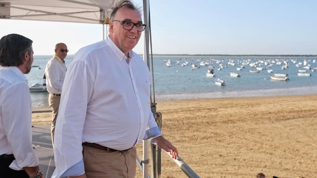 Bernal esta pasada semana en la carreras de caballos de Sanlúcar de Barrameda (Cádiz)