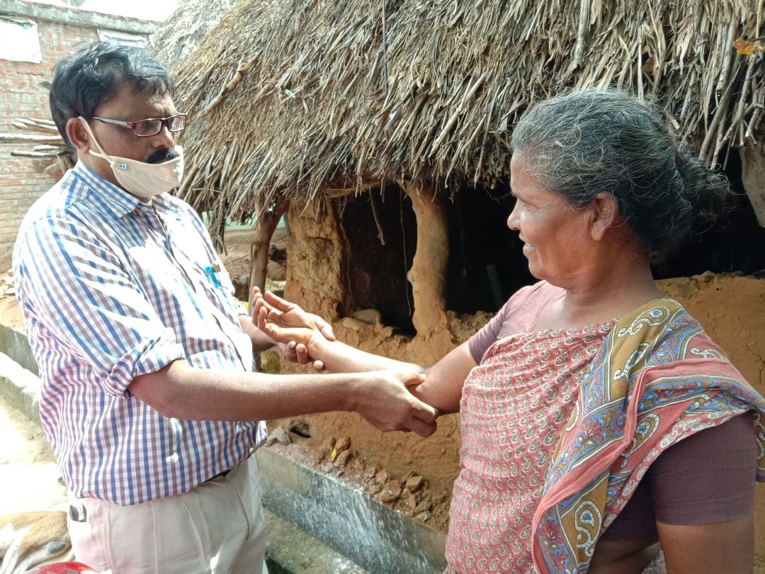 Proyecto de detección temprana de la lepra en Chilakalapalli (India)