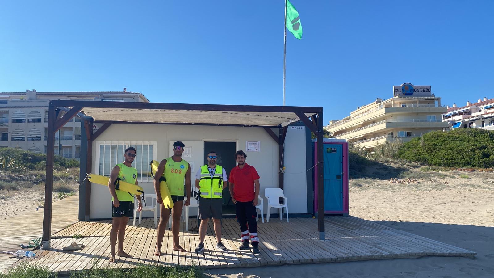 El Servicio de Salvamento y Socorrismo de las playas de Alcossebre ha realizado 630 asistencias y 30 rescates durante este verano