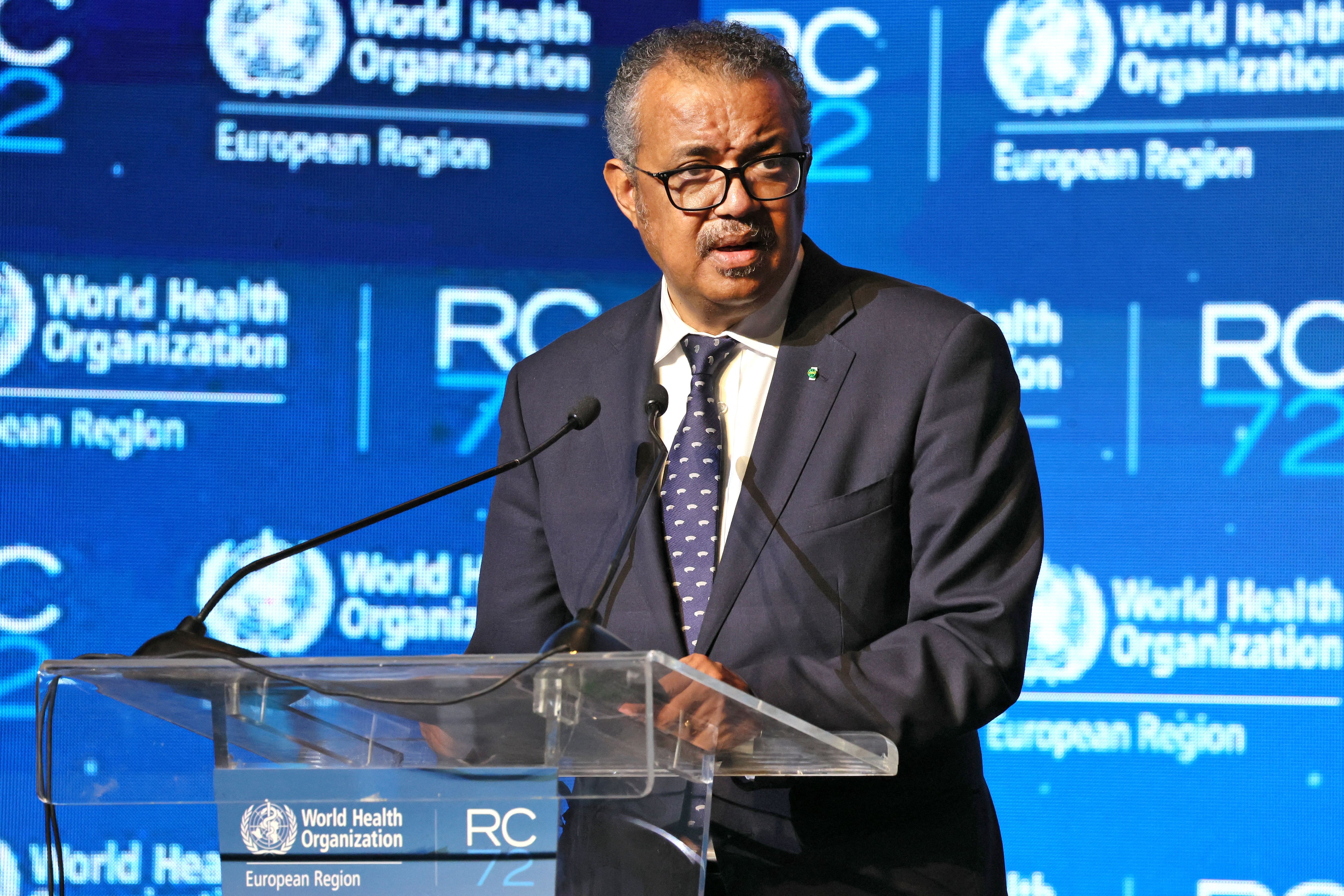 El director general de la OMS, Tedros Adhanom Ghebreyesus