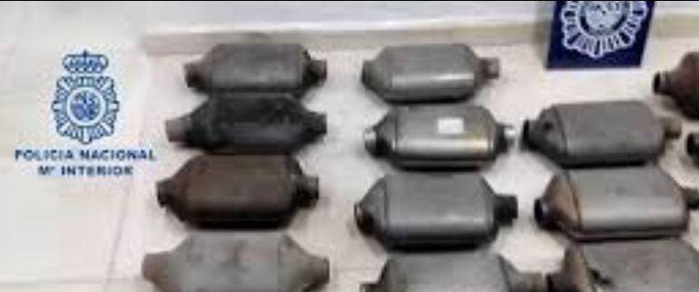 Imagen archivo catalizadores robados