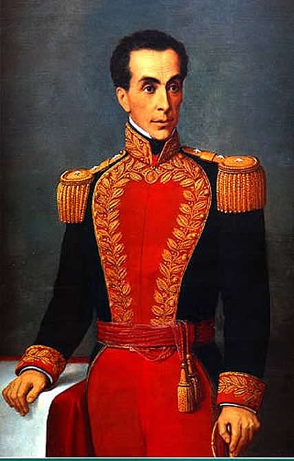 Simón Bolivar, militar y político venezolano