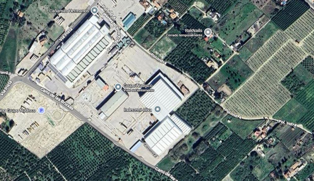 Instalaciones del Grupo Nudisco en Oliva.