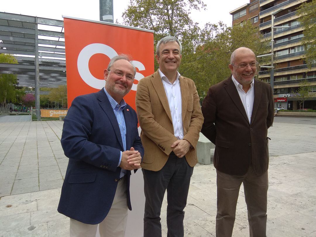 Enrique Rivero, Luis Garicano y Francisco Igea