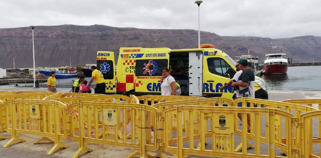 Una de las intervenciones de EMERLAN en La Graciosa.