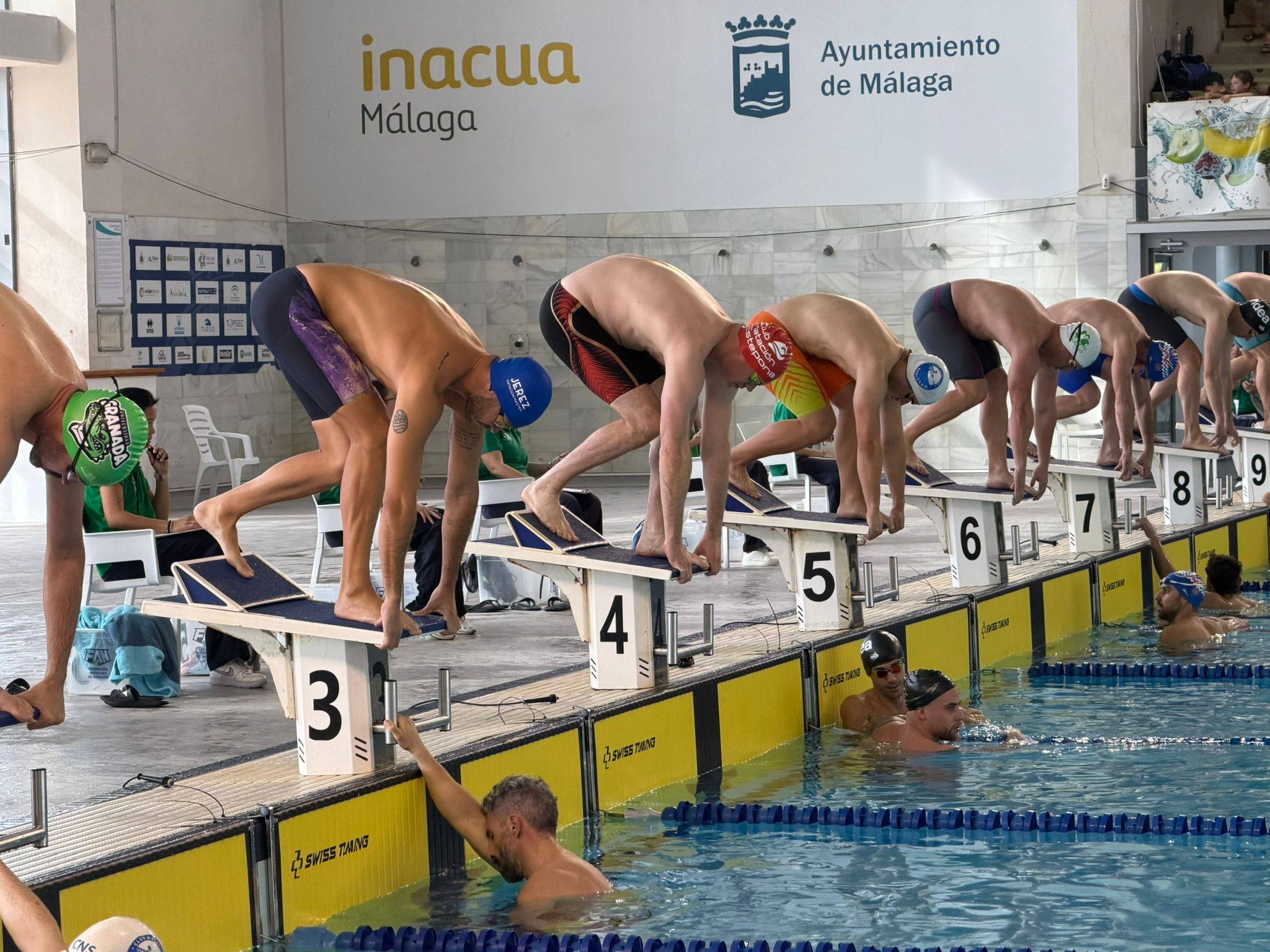 Una de las últimas competiciones en la que tomaron parte los nadadores del Jerez Máster