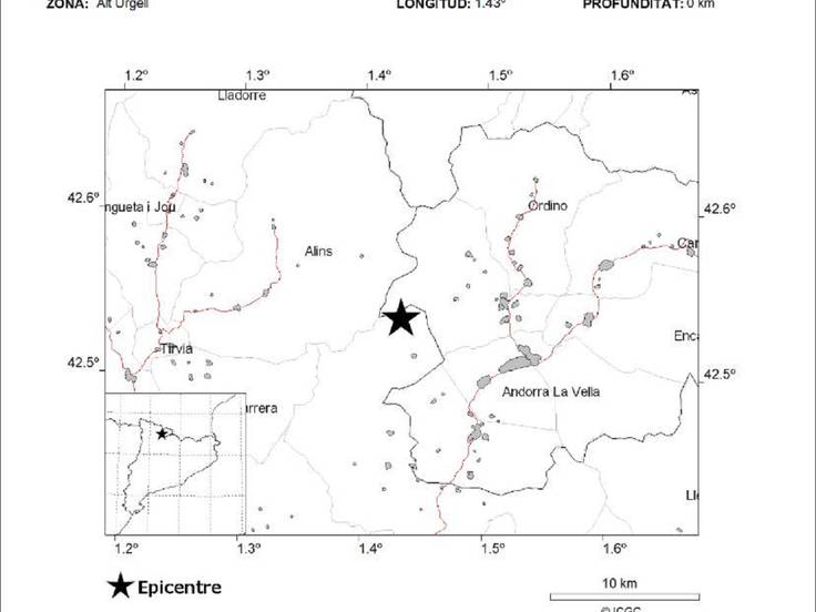 Andorra Recerca+Innovació observa per primer cop pànic entre les persones que van notar el terratrèmol del passat 1 de febrer