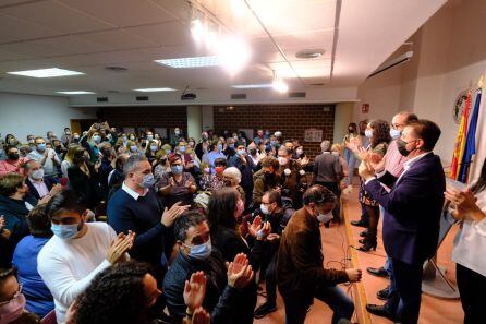 Un momento del acto celebrado en la Casa del Pueblo