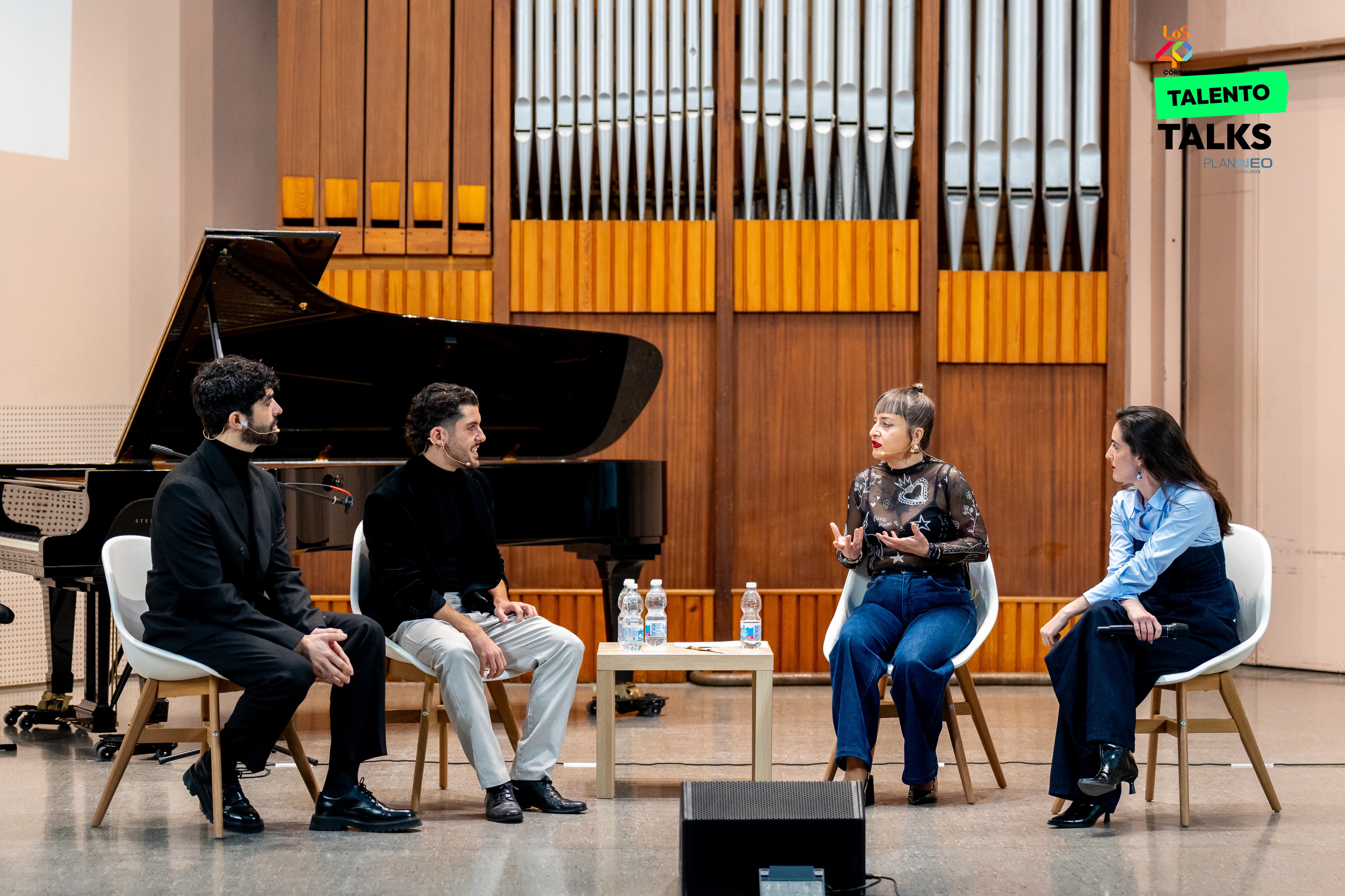 Rubén Molina, Alberto Selles y Teresa Guitar en Los 40 Talento Talks Córdoba