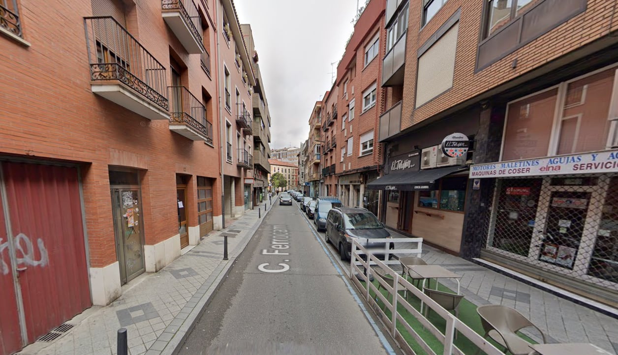 Calle Ferrocaril en Valladolid