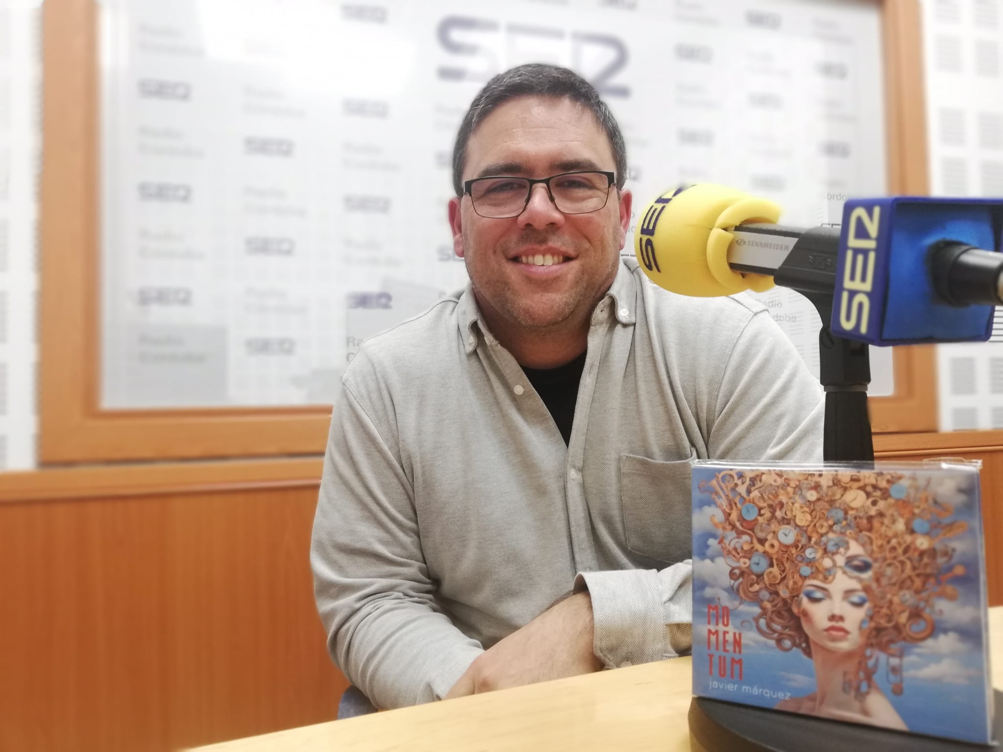 Javier Márquez en Radio Córdoba presentando su disco Momentum